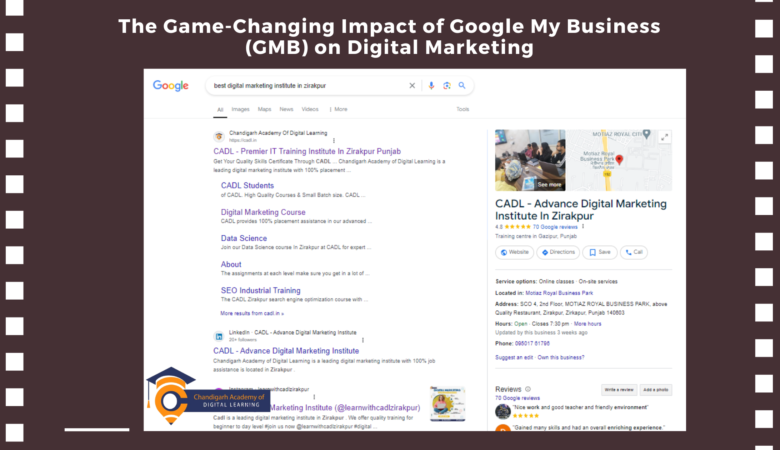 The Game-Changing Impact of Google My Business (GMB) on Digital Marketing